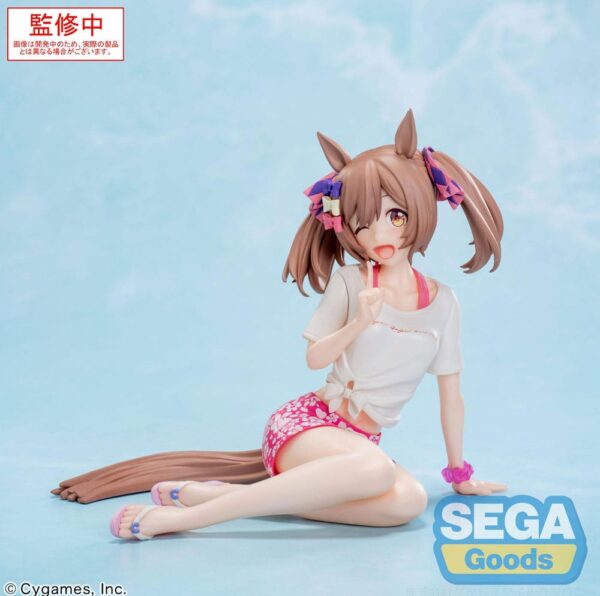 Uma Musume Pretty Derby Yumemirize PVC Szobor Smart Falcon Gaze on Me! 14 cm