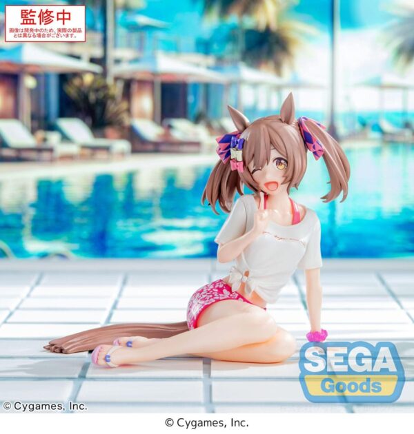 Uma Musume Pretty Derby Yumemirize PVC Szobor Smart Falcon Gaze on Me! 14 cm