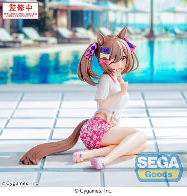 Uma Musume Pretty Derby Yumemirize PVC Szobor Smart Falcon Gaze on Me! 14 cm