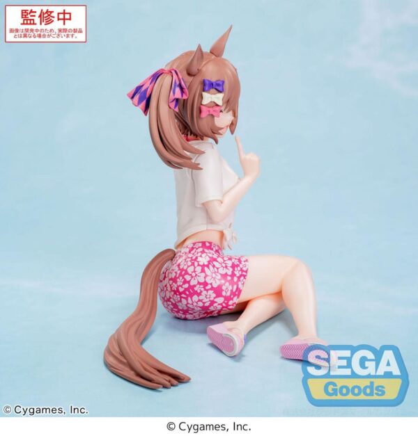Uma Musume Pretty Derby Yumemirize PVC Szobor Smart Falcon Gaze on Me! 14 cm