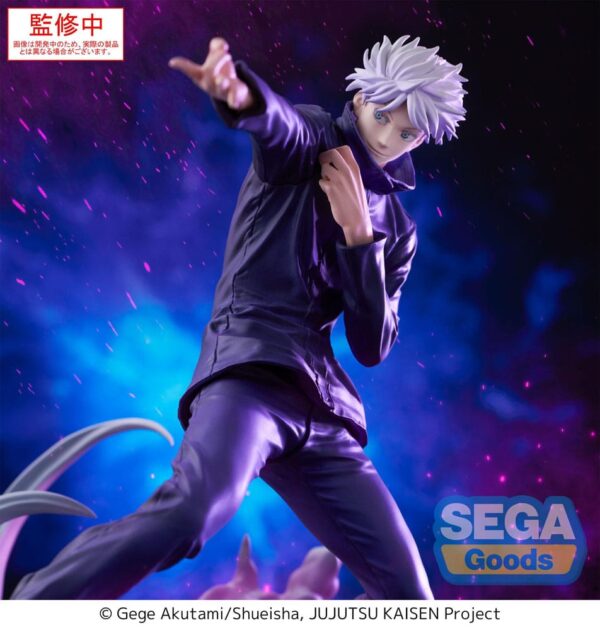 Jujutsu Kaisen Luminasta PVC Szobor Satoru Gojo Hollow Purple (Kyoshiki Murasaki) 21 cm