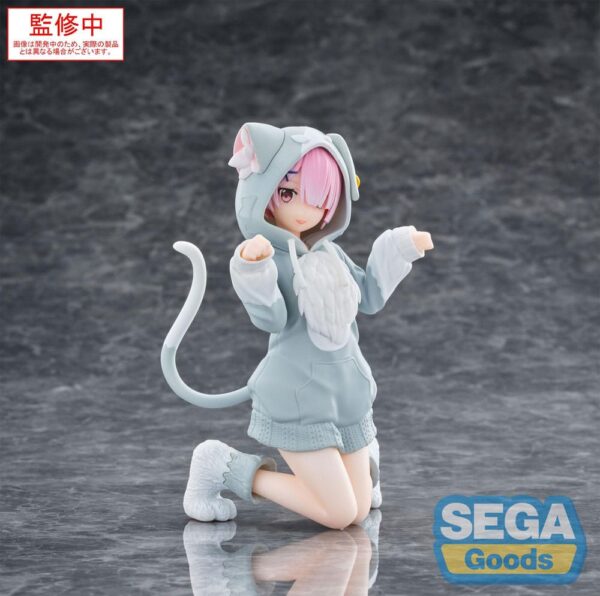 Re:Zero Starting Life in Another World Yumemirize PVC Szobor Ram Mofumofu Pack 11 cm