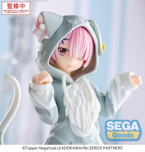 Re:Zero Starting Life in Another World Yumemirize PVC Szobor Ram Mofumofu Pack 11 cm
