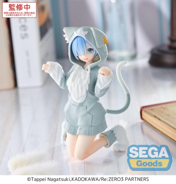 Re:Zero Starting Life in Another World Yumemirize PVC Szobor Rem Mofumofu Pack 11 cm