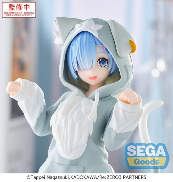 Re:Zero Starting Life in Another World Yumemirize PVC Szobor Rem Mofumofu Pack 11 cm
