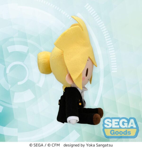Hatsune Miku: Project DIVA Arcade Future Tone Fuwa Petit Plüss Figura Kagamine Len Butler Ver. (EX) 16 cm