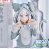 Re:Zero Starting Life in Another World Yumemirize PVC Szobor Emilia Mofumofu Pack 11 cm