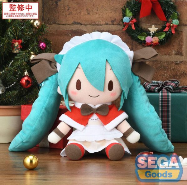 Character Vocal Series 01: Hatsune Miku Fuwa Petit Plüss Figura Hatsune Miku Christmas 2025 M 22 cm