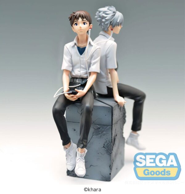 Rebuild of Evangelion Luminasta PVC Szobor Shinji & Kaworu Evangelion: New Theatrical Edition Shinji Ver. 17 cm