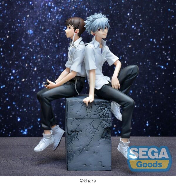 Rebuild of Evangelion Luminasta PVC Szobor Shinji & Kaworu Evangelion: New Theatrical Edition Shinji Ver. 17 cm