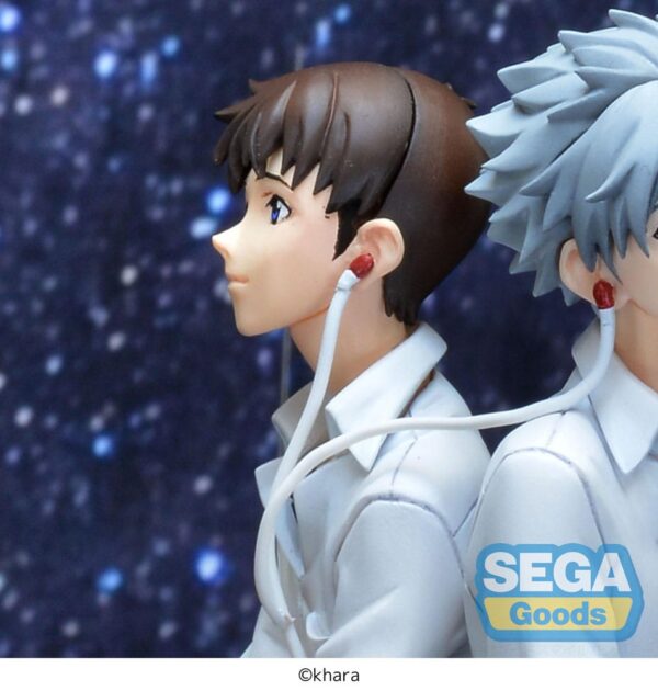Rebuild of Evangelion Luminasta PVC Szobor Shinji & Kaworu Evangelion: New Theatrical Edition Shinji Ver. 17 cm