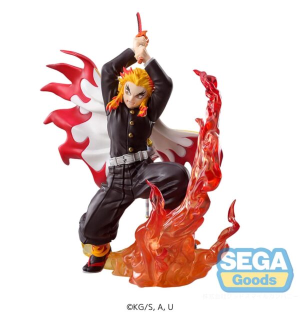 Demon Slayer: Kimetsu no Yaiba Xross Link Anime PVC Szobor Kyojuro Rengoku 15 cm