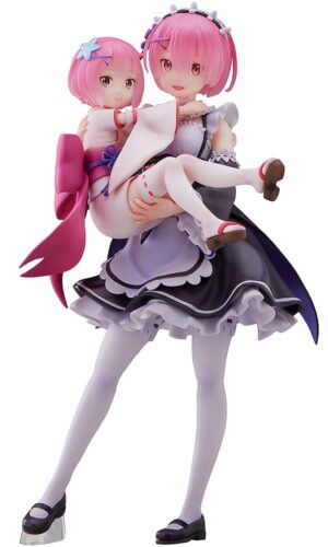 Re:Zero Starting Life in Another World PVC Szobor 1/7 Ram & Childhood Ram 23 cm