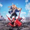 Chainsaw Man Szobor 1/7 Power & Meowy 28 cm