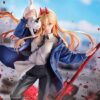 Chainsaw Man Szobor 1/7 Power & Meowy 28 cm