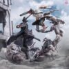Chainsaw Man Szobor Super Situation Figura Chainsaw Man vs. Samurai Sword 26 cm