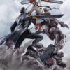 Chainsaw Man Szobor Super Situation Figura Chainsaw Man vs. Samurai Sword 26 cm