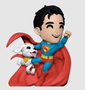 Superman 2025 Vinyl Figura Superman & Krypto 13 cm