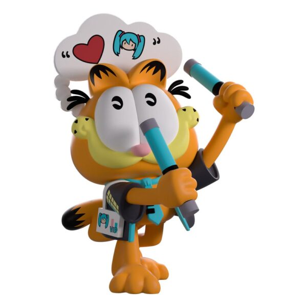Hatsune Miku x Garfield Vinyl Figura Miku Concert Garfield 13 cm