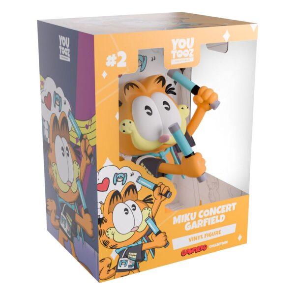 Hatsune Miku x Garfield Vinyl Figura Miku Concert Garfield 13 cm