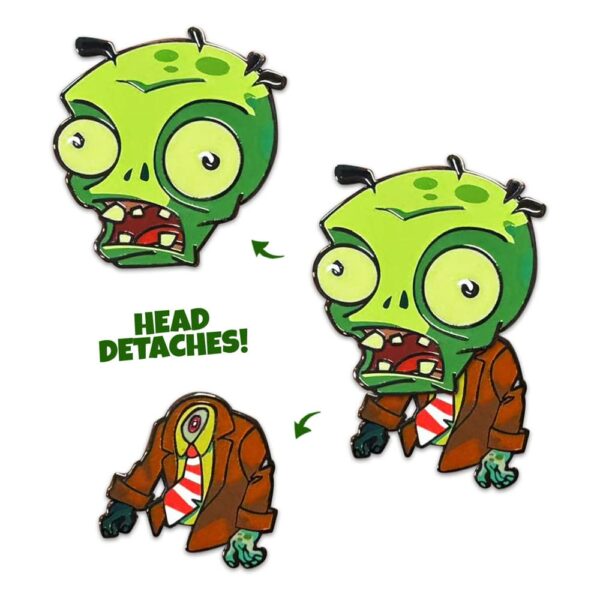 Plants vs. Zombies Kitűző Zombie 5 cm