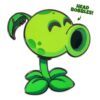 Plants vs. Zombies Kitűző Peashooter 5 cm