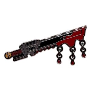 Space Marine 2 Kitűző Chainsword  5 cm