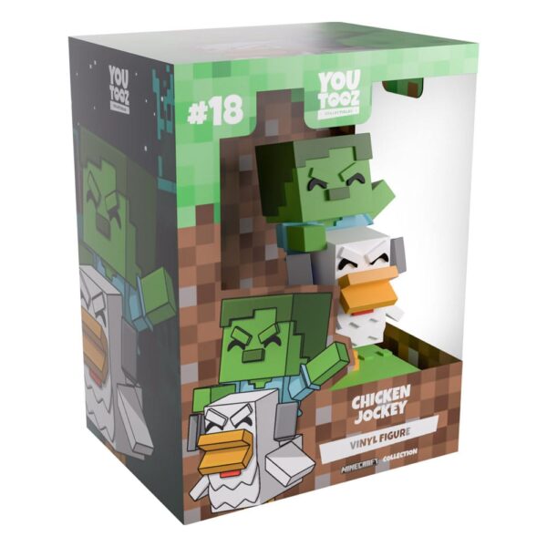Minecraft Vinyl Figura Chicken Jockey 12 cm
