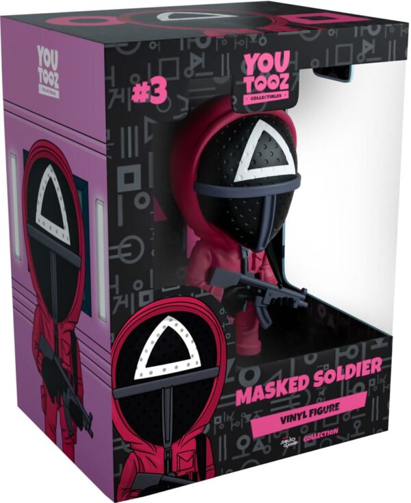 Squid Game Vinyl Figura Masked Soldier 11 cm