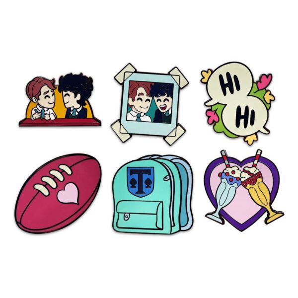 Heartstopper Kitűző csomag 3 cm (6)