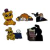 Five Nights at Freddy's Kitűző csomag Into the Pit 3 cm (6)