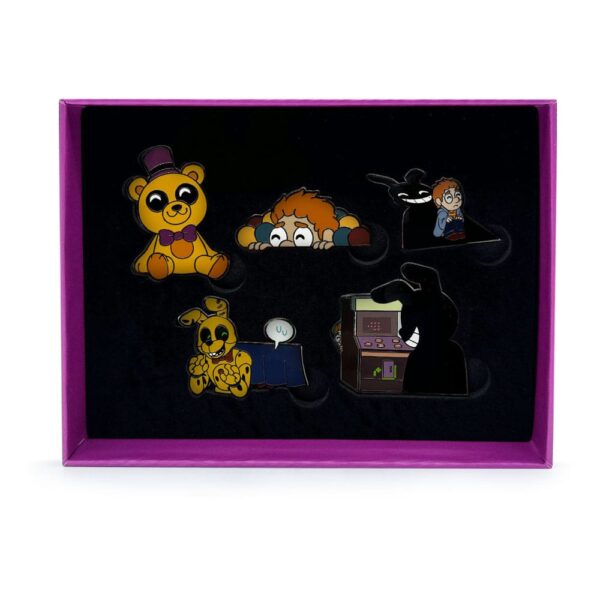 Five Nights at Freddy's Kitűző csomag Into the Pit 3 cm (6)