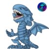 Yu-Gi-Oh! Vinyl Figura Blue Eyes White Dragon 10 cm