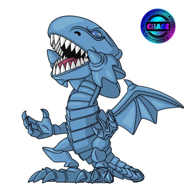 Yu-Gi-Oh! Vinyl Figura Blue Eyes White Dragon 10 cm