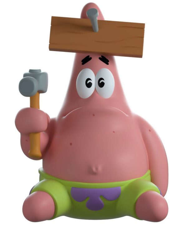 SpongeBob SquarePants Vinyl Figura Nail on Head Patrick 10 cm