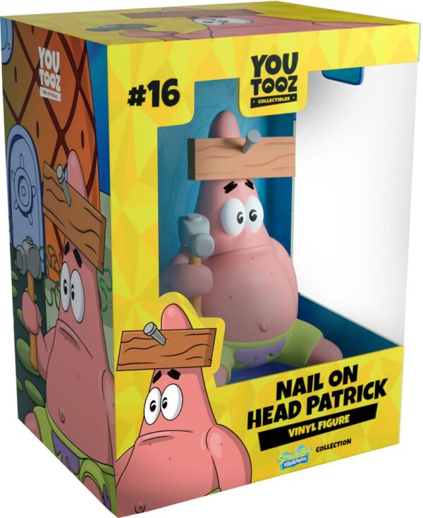 SpongeBob SquarePants Vinyl Figura Nail on Head Patrick 10 cm