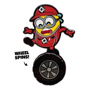 Despicable Me Kitűző Tire Minion Spinning 5 cm