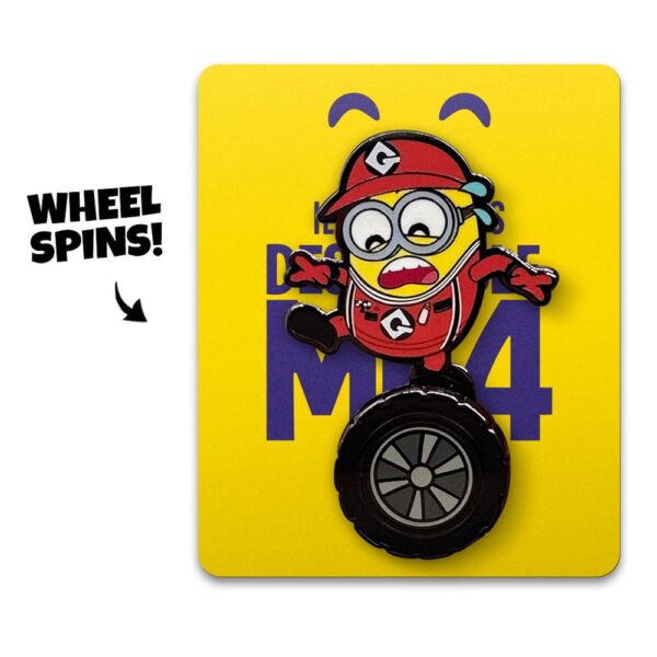 Despicable Me Kitűző Tire Minion Spinning 5 cm