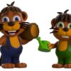 Chipper & Sons Lumber Co. Vinyl Figura Chipper and Tyke 11 cm
