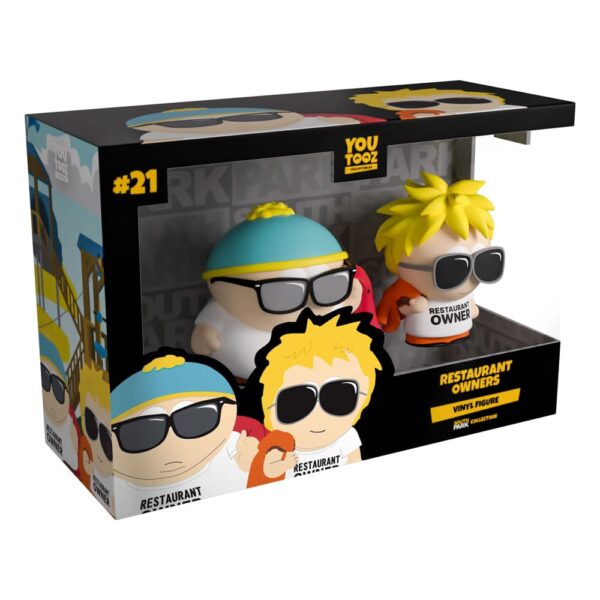 South Park Vinyl Figuras 2-Pack Restaurant Owners 10 cm