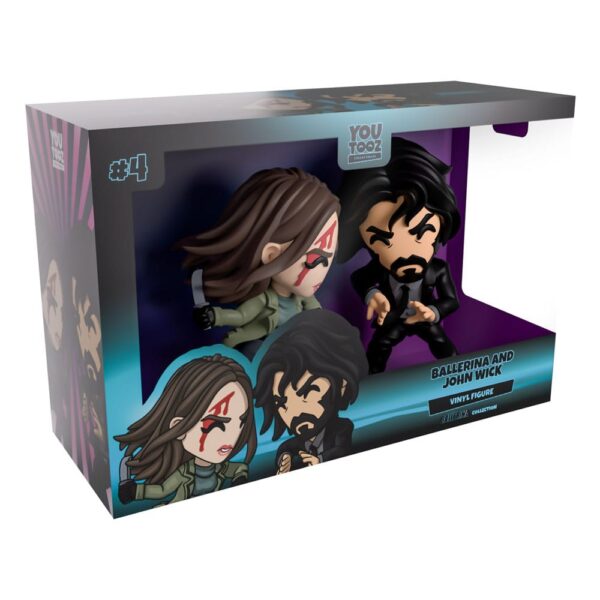 John Wick: Ballerina Vinyl Figuras 2-Pack Ballerina & John Wick 11 cm
