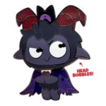 Cult of The Lamb Kitűző Goat Bobble Head 5 cm