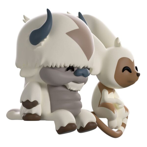 Avatar: The Last Airbender Vinyl Figuras Appa and Momo Monitor Buddiez 5 cm