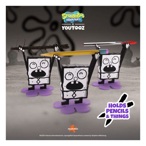 SpongeBob SquarePants Toll Tartó DoodleBob 9 cm