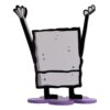 SpongeBob SquarePants Toll Tartó DoodleBob 9 cm