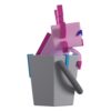 Minecraft Vinyl Figura Axolotl 10 cm