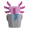 Minecraft Vinyl Figura Axolotl 10 cm