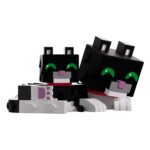Minecraft Vinyl Figura Tuxedo Cat 6 cm