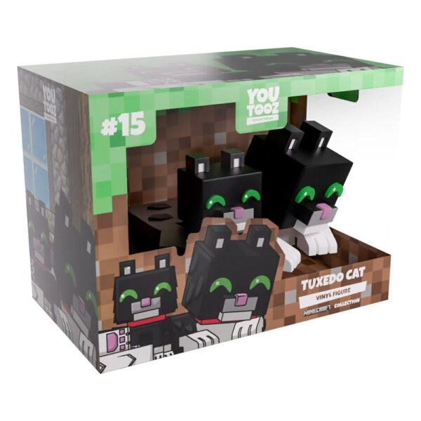Minecraft Vinyl Figura Tuxedo Cat 6 cm