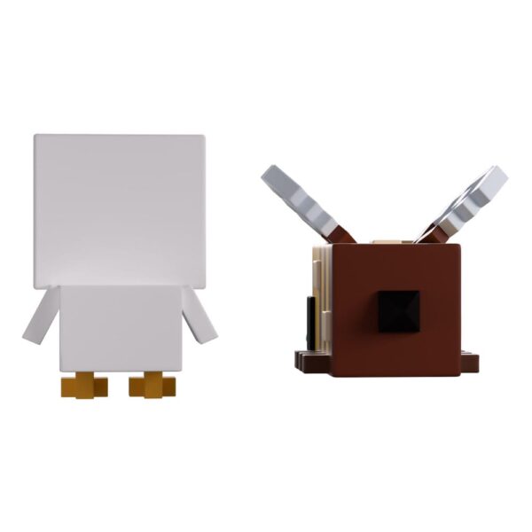 Minecraft Vinyl Figuras Bee and Chicken Monitor Buddiez